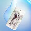 For iPhone 17 Pro Case Wallet Stand Imprinted Rose Butterfly PU Leather Phone Cover