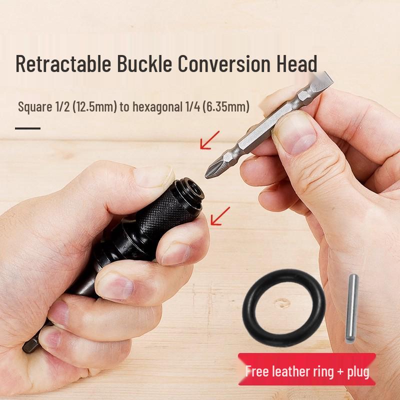 Multi-functional Electric Wrench Adapter Kit: Impact Wrench Socket & Drill Chuck Connector