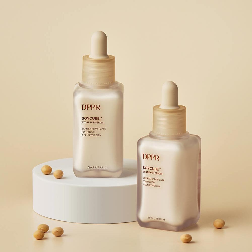 DPPR Soy Cube Exo Repair Soy Milk Barrier Serum 50ml 2pcs