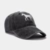 New Luxury Horse Embroidery PVC Adjustable Sun Hat for Unisex Casual Outdoor Fashion