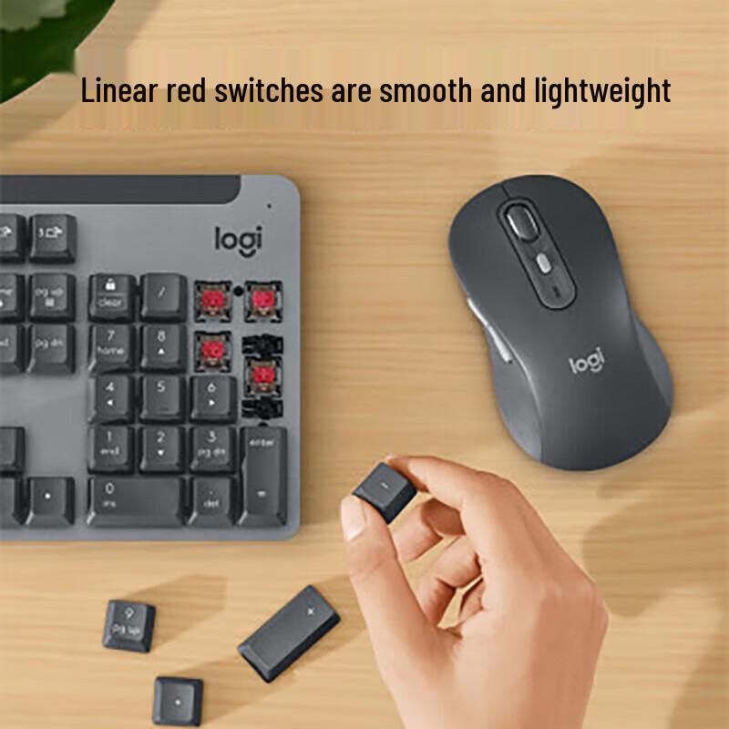 Logitech K865 104-Key Multi-Device Wireless Mechanical Keyboard
