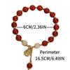 1Pcs Charm Talismans Jewelry Red Natural Jade Beads Bracelet Luxury Gemstone Accessories  Gifts For Women
