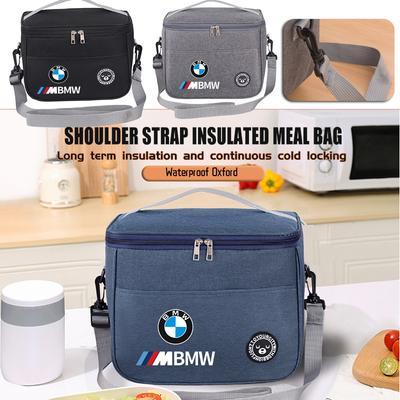 Insulated Lunch Bag Bento Pack Aluminum Foil Rice Bag Meal Pack For M Sport M2 M3 M4 M5 M6 E46 E90 E60 F10 F20 E87 X3 X6