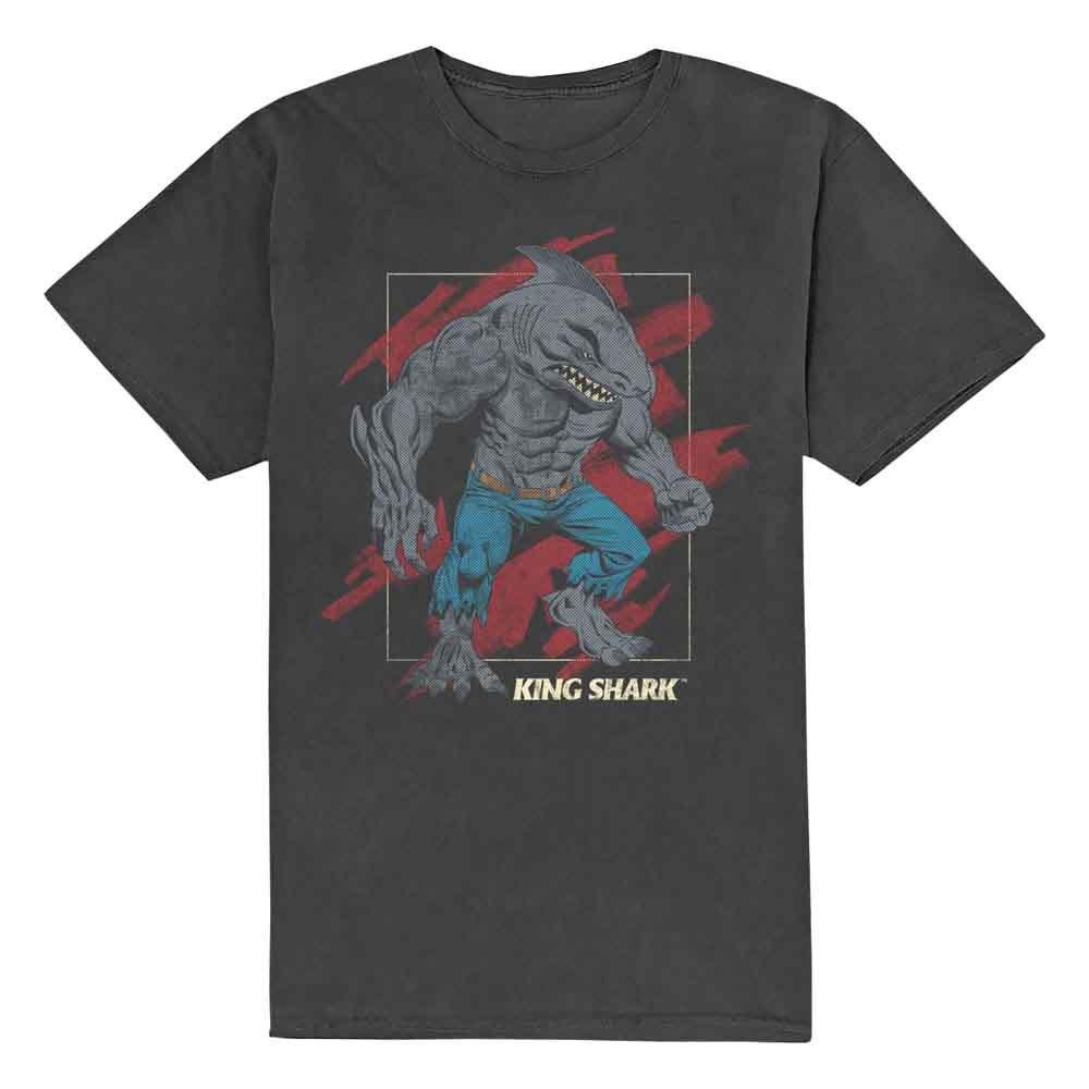 DC Comics King Shark T-Shirt Grey New Unisex T-Shirt XXXXL