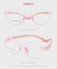Danyang 9022ET Kids' Retro Round Myopia Glasses - Ultra-light Silicone TR Frame