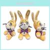 Yellow Midnight Rabbit Plush Toy Wholesale Super Soft Short Plush Stuffed Animal 25cm