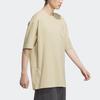 Adidas Verbiage Graphic Print Casual Loose Short Sleeve T-Shirt Men Tops Savanna-Brown IP3924
