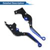 Motoforti  Short/Long Brake Clutch Levers for BMW 6 Position Adjustable Motorcycle Handlebar Brake Lever Aluminum Alloy Solid