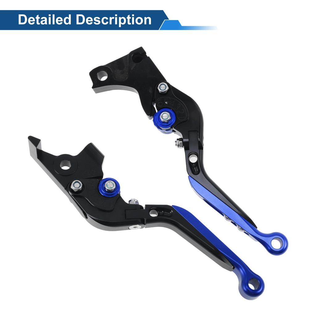 Motoforti  Short/Long Brake Clutch Levers for BMW 6 Position Adjustable Motorcycle Handlebar Brake Lever Aluminum Alloy Solid