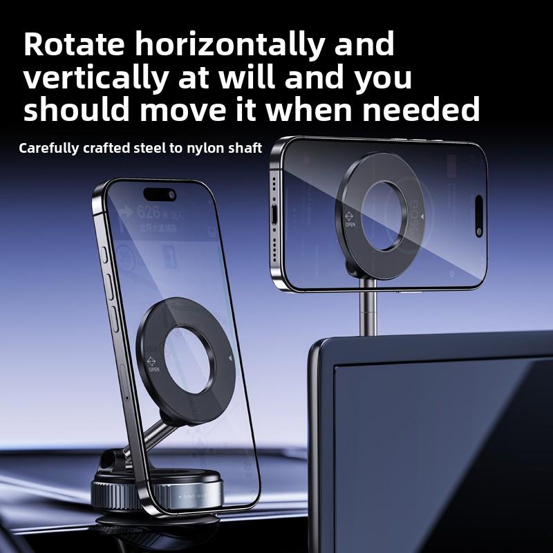 Vacuum Suction Cup Car Magnetic Suction Bracket Car Mobile Phone Bracket for Car Navigator