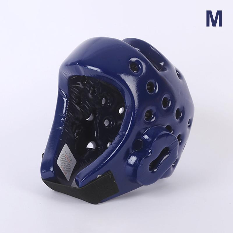 Head Protection Taekwondo Helmet Gear Portable S/M/L Kickboxing Helmet Pu Material One-Time Molding Muay Thai Helmet Fitness