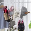 1-4pcs Bag Storage Tool Wardrobe Storage Multifunctional Clothes Rack Non Perforated Hanging Hook Plastics Wardrobe Accessories