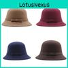 Kid And Adult Wool Felt Bowler Hat With Sun Protection For Spring And Autumn