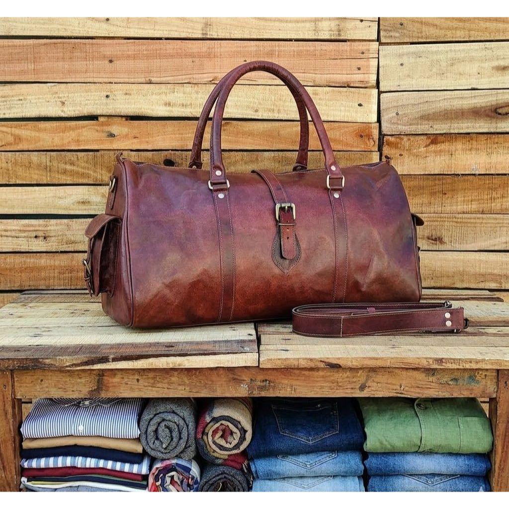 Skórzana torba marynarska, ręcznie robiona skórzana torba weekendowa, torba na siłownię, torba podróżna na wakacje, skórzana torba podróżna, torba nocna, skórzany pokrowiec