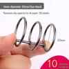 Six-Hole Metal Binder Rings - Multi-Hole Loose Leaf Binding Clip