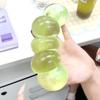 Blue Squishy Maltose Ball Soft Fidget Balls Transparent Simulated Maltose Ball Decompression Gifts Anti Stress Home Ornament