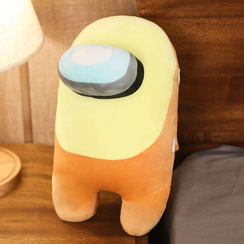 

Cozy Amon Plush Body Pillow Funny Stuffed Throw Pillows Comfortable Soft Sofa Cushions Sleeping Back Cushions Bedroom Decoration 20cm жёлтый