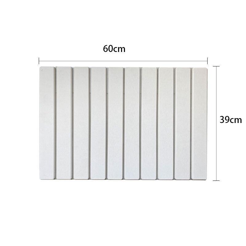 

60x39cm Diatomaceous Earth Bath Mat - Non-Slip & Super Absorbent Quick Drying Floor Pad - Modern Minimalist Rectangle Rug for Bathroom & Shower