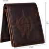 Men Casual Genuine Leather RFID Wallet - Regular Size  (6 Card Slots) Men Wallet