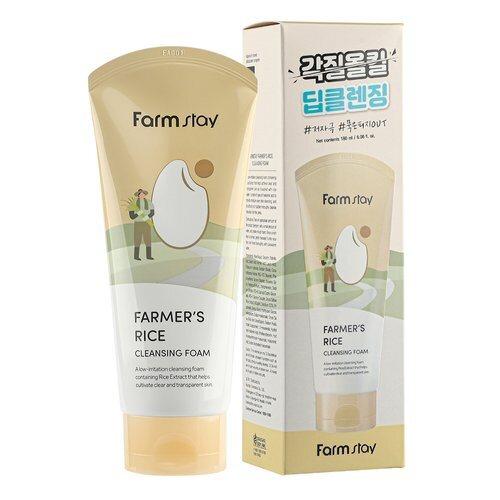 Farmstay Farmer s Cleansing Foam Rice 180ml_631652