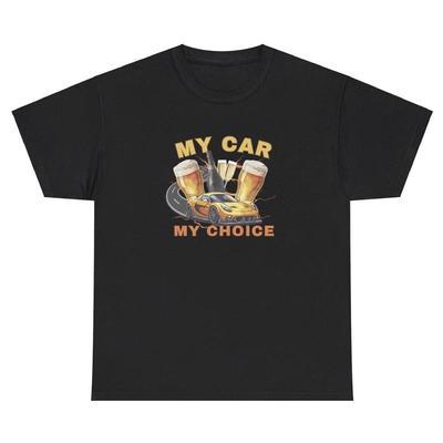 Mein Auto Wahl T-Shirt Lustig Bier Alkohol Tag Fahren unter Alkoholeinfluss Trinkparty