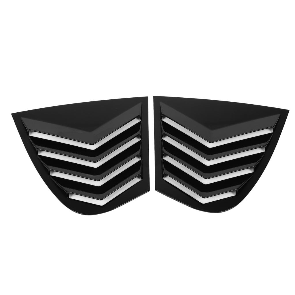 Par Dekseltrim for Bakrutejalusi på Bil Stilig Dekseltrim for Bakre Sidevindusjalusi for 5-serie