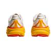 HOKA One One Bondi 9 Abrasion Resistant Low Top Rubber Long Distance Running Shoes Men's White Yellow 1162011-FNF