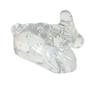 TreegoArt Clear Crystal Statue Nandi Idol Small Sculpture Figurine Showpiece Item for Home Decor - Pack of 1