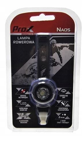 Prox Naos Front Bicycle Light, Aluminum Barrel