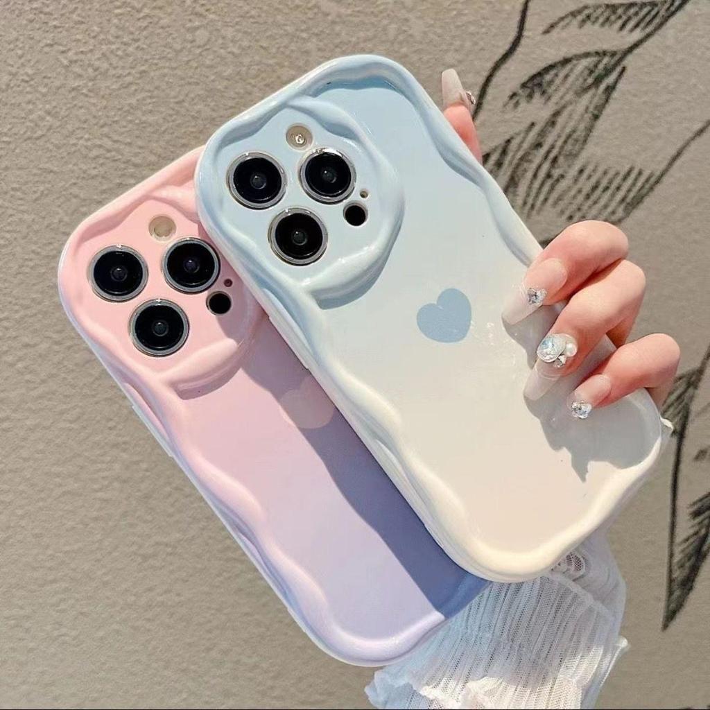 Rainbow Heart Case for Xiaomi Redmi Note 12 13 14 4G 14 Pro 5G 8 11 10 12 13 14 Pro Plus 12S Redmi 12 13C 12C 10 A3 Cover Wavy
