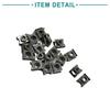 ACROPIX M6x1 Metal U Type Car License Plate Screw Base Clip Nut 20pcs