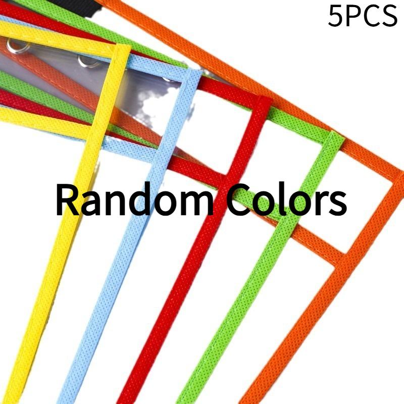 5PCS 255 355 file cover hanging storage PET transparent dry wipe bag 1090₽