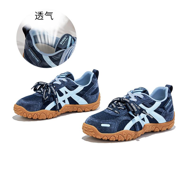 Inner height increase 2.5cm leather German training shoes women's 2025 autumn new shoes women's platform sports and leisure Forrest Gump shoes