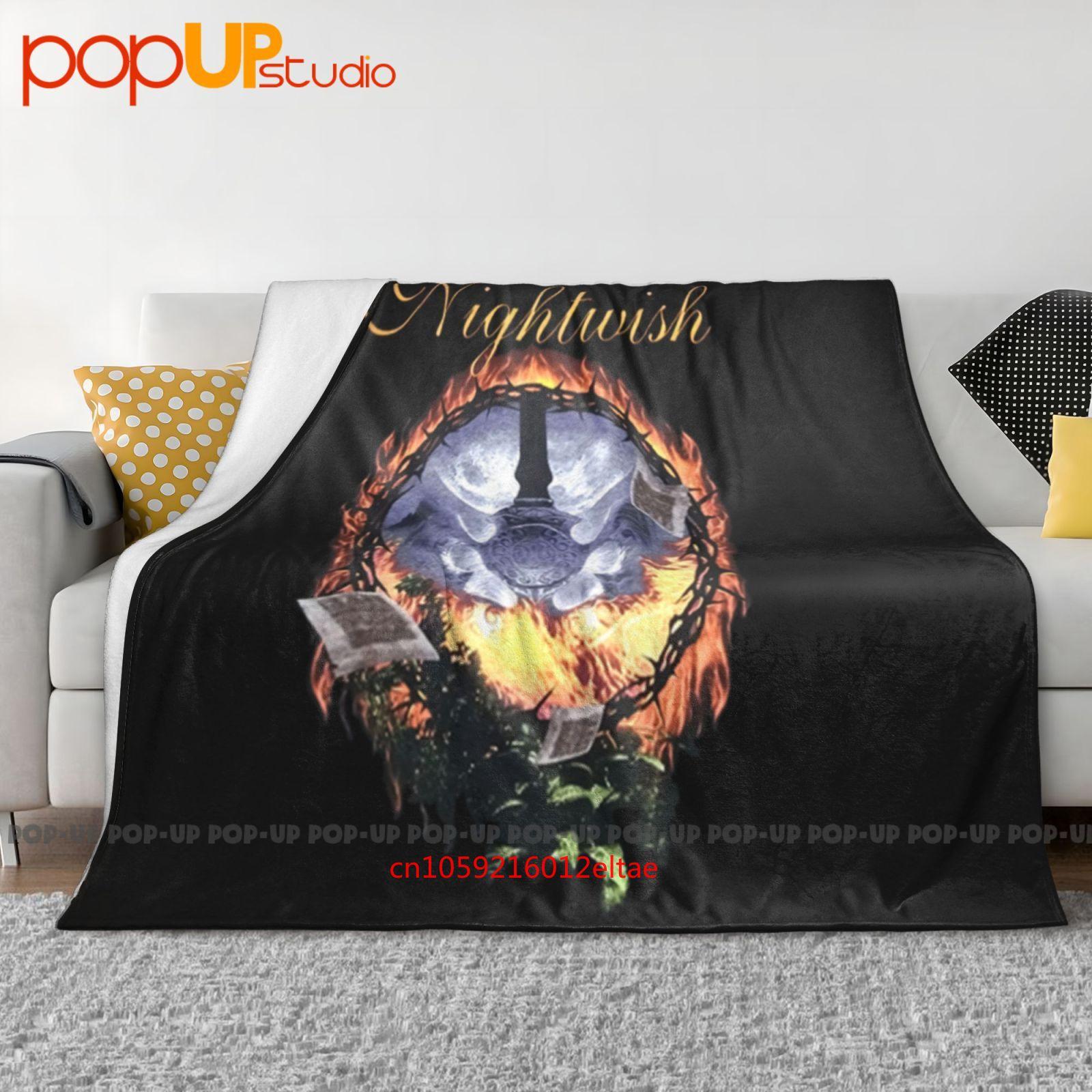Nightwish - Finnish Metal Band Ultra-Soft Blanket Quilt Winter Sofa Cover Bed Covers Size: 75*100cm, Weight: 230 GSM