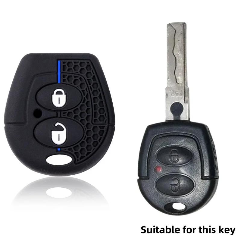 Funda de Silicona para Llave de Coche Para Skoda Octavia Mk1 Para VW Fox Para Seat Cordoba Leon Sate Mc1 Ibiza 6L