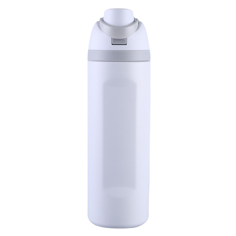 24/32oz Straw Double-Layer Insulated Cup 304 Stainless Steel Sports Water Bottle Travel Vacuum Flask for Outdoor Camping Sports