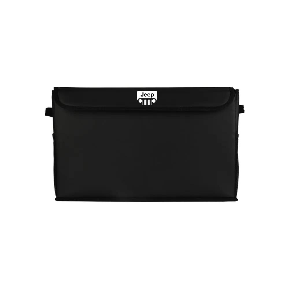 Für Jeep Großes Auto Kofferraum Aufbewahrungsbox Weiches Filz Organizer Zubehör Für Jeep Grand Cherokee Wrangler Renegaed Compass Patrio