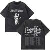 Alex Warren 2026 Tour Graphic Merch Vintage Washed T Shirt Men Women Hip Hop Fashion Tshirts Short Sleeve Cotton Loose T Shirts