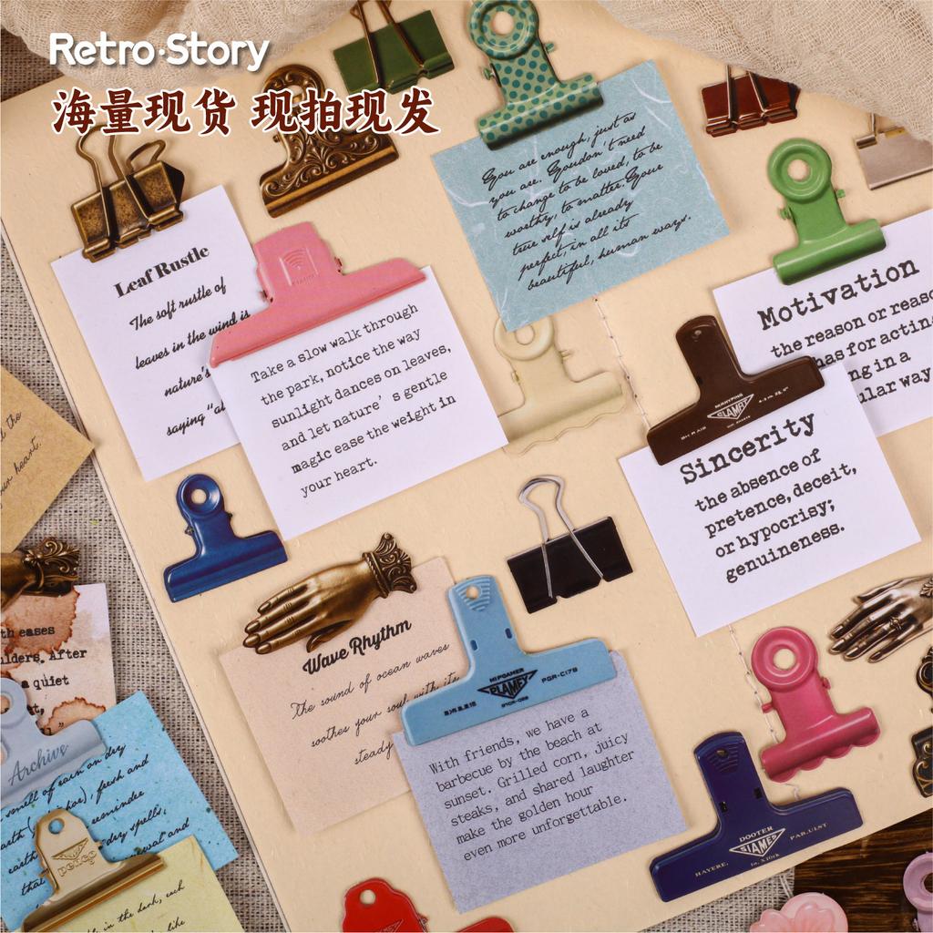 Retro Story Vintage Scrapbook Sticker Pack 10 Sheets 6 Designs