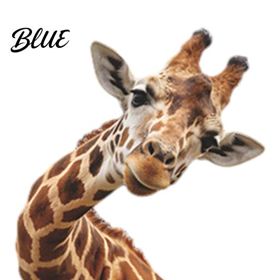 Giraffenmuster Auto Dekoration Aufkleber Wasserdicht PVC Selbstklebend Spurlos Auto Aufkleber Cartoon Nicht verblassend Aufkleber Innenraum für Kraftstofftank
