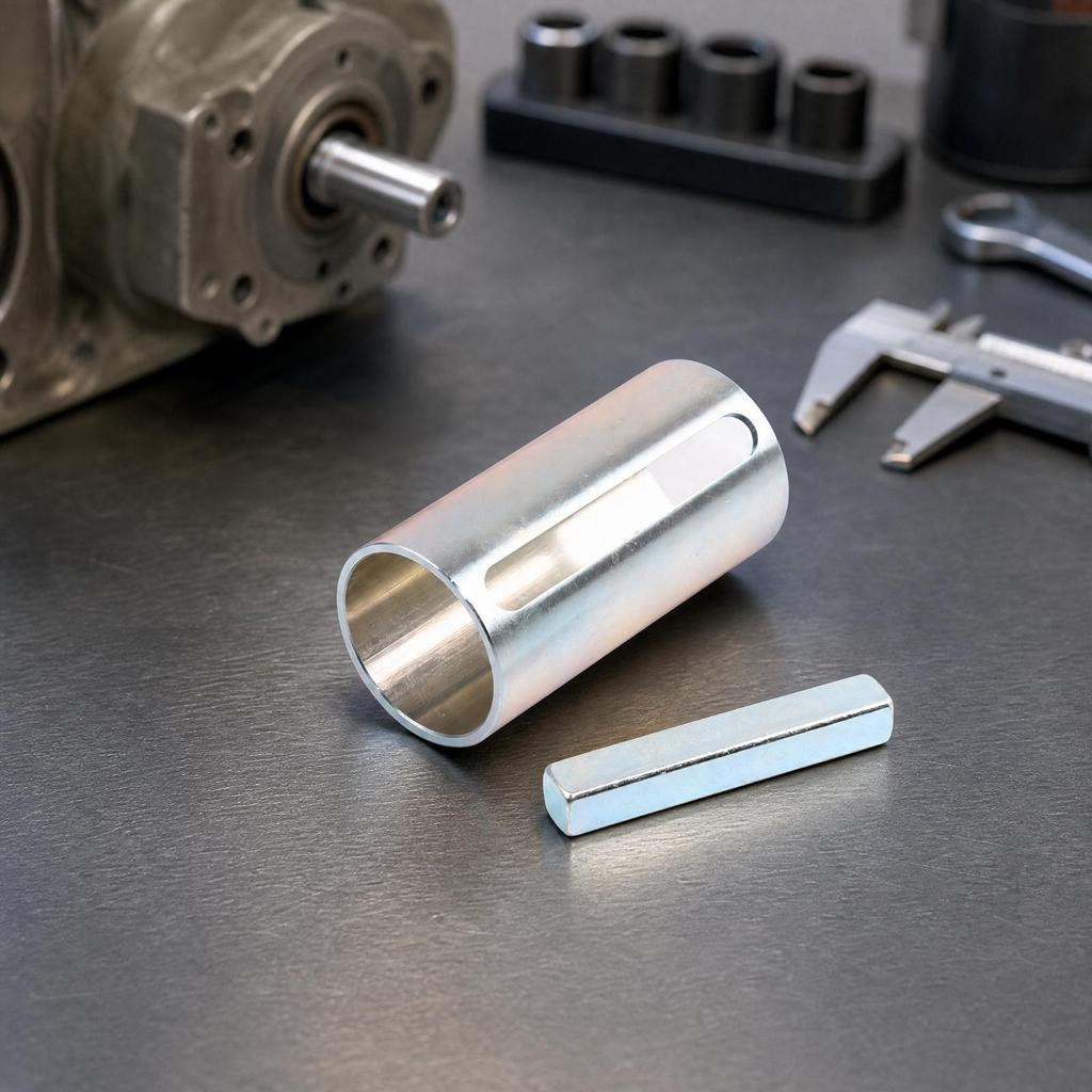 Shaft Adapter with Step Key Heavy Duty Sleeve Precision Sized
