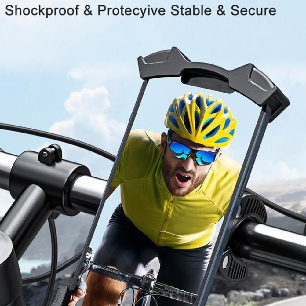 Bike Phone Holder Motorcycle Phone Mount Bike Handlebar Cell Phone Clamp Scooter Phone Clip