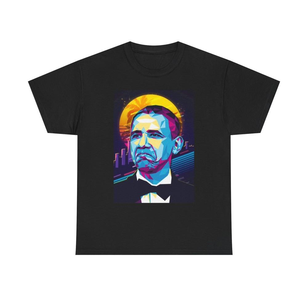Obama Funny Graphic T Shirt Presidential Unisex Heavy Cotton Tee