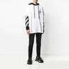 Herren Weiß Off-White Armdruck Lockerer Schnitt Weiß OMAB033R201850120188