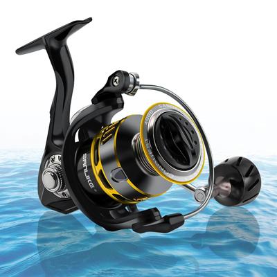 SANLIKE Spinning Eging 15KG Drag Gear Carbon Fiber Ideal for Saltwater Long Reversible Handle Size 4000 Reel, Reel, Force, 5.21 High-Speed Ratio,