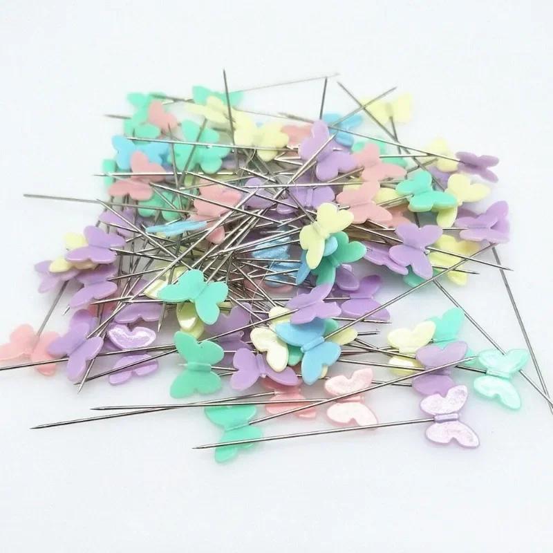 100 st/parti Sömnadsnålar Broderi Patchworknålar Tillbehör Verktyg Symaskinsnål DIY Sytillbehör Rostfritt Stål