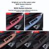 For BMW 5 seriese G60 2025-2025 Leather material Window lift panel glass button frame decorative stickers interior accessories