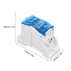 1 Pack 6 Positions Screw Terminal Strip Blocks with Cover Junction Box Branch Box Din Rail Terminal Block Wire Box