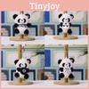 Cute Panda Hanging Plush Animal Toy With Pp Cotton Filling For Kids