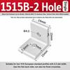 Flat Shape Aluminum Angle Bracket Solid Body Right Angle Bracket  For Workbench Build
